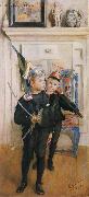 Carl Larsson Ulf and Pontus oil painting